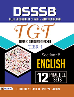 DSSSB Tier 1 (Section B) 12 PRACTICE SETS ENGLISH  - TGT