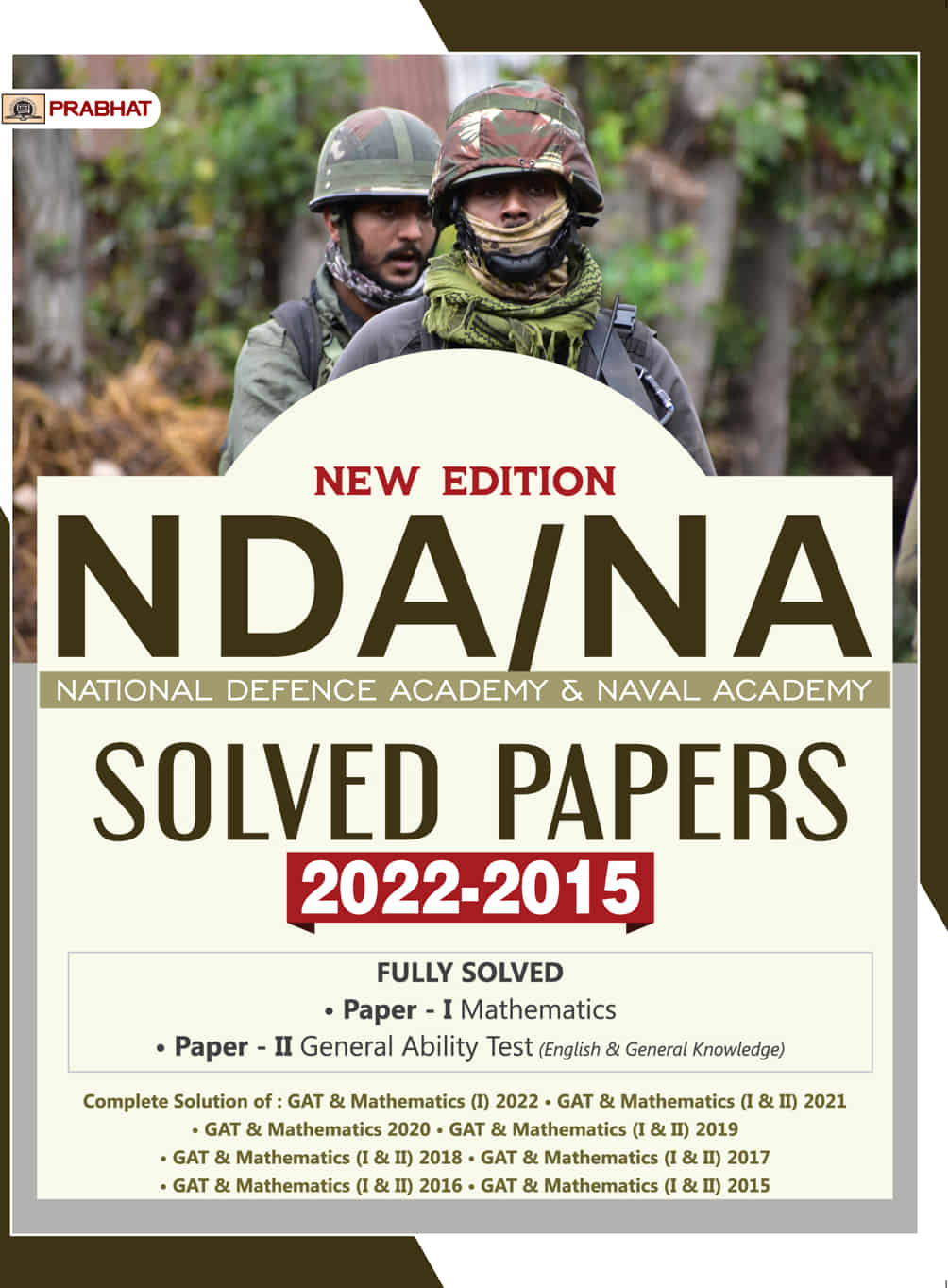 NDA/NA National Defence Academy & Naval Academy Solved Papers (2021-2015 English) 