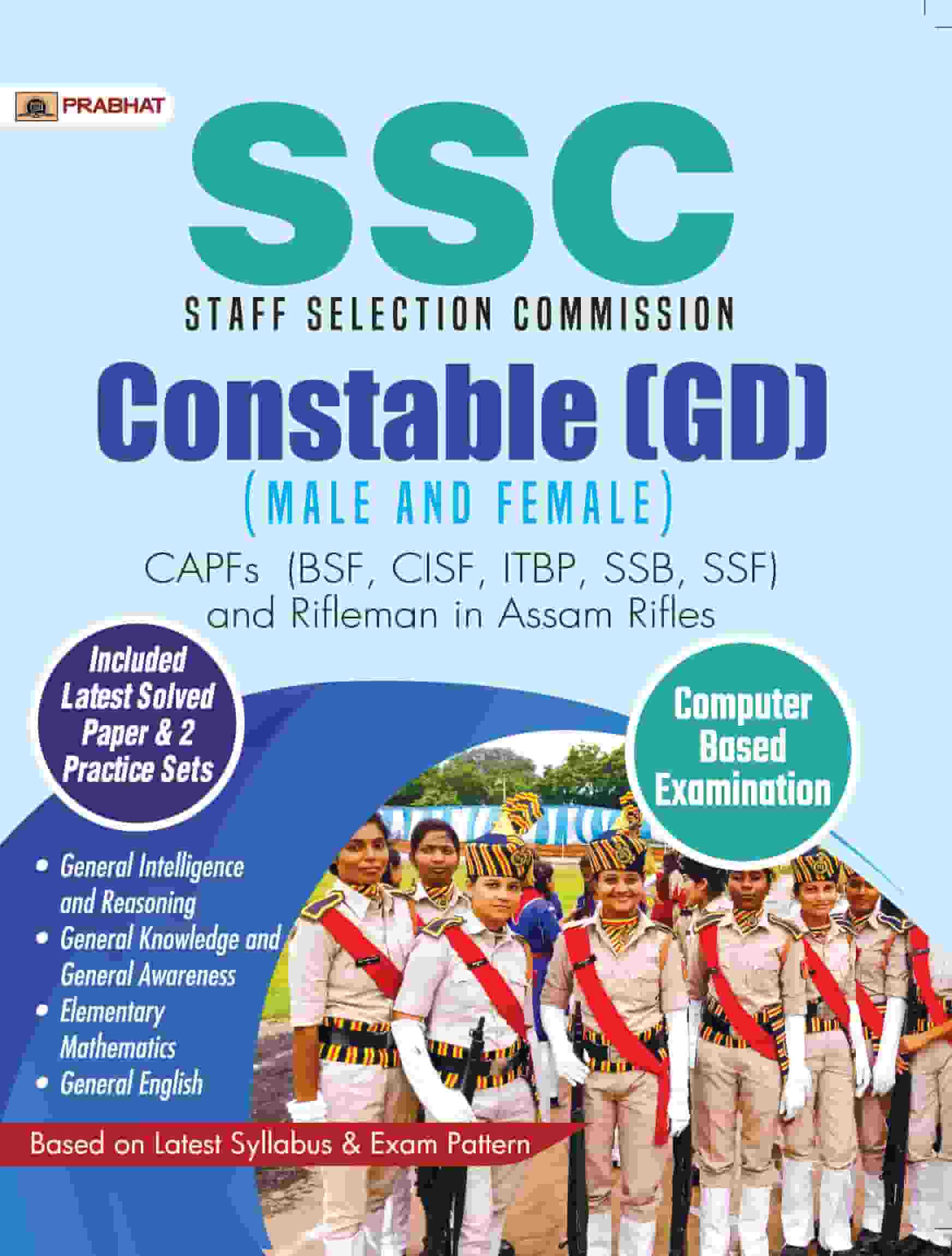 SSC Staff Selection Commission Constable (GD) (Male and Female) Comput... 